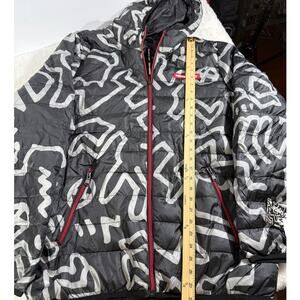 Members only Keith Haring reversible puffer Hood NWT XL